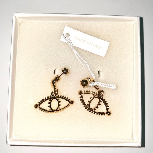 CHLOE Gold Eyes Izzy Earrings - Picture 2 of 2